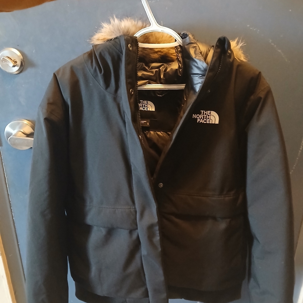 The North Face Arctic Bomber Jacket with Fur Hood